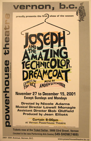 Joseph and his Amazing Technicolor Dreamcoat Poster