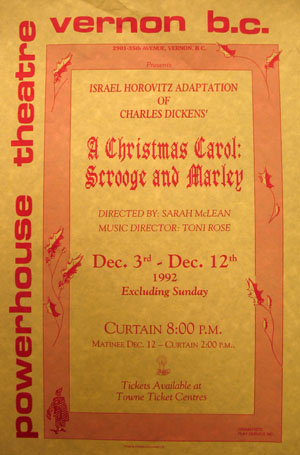A Christmas Carol: Scrooge and Marley Poster