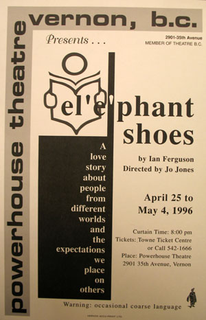 Elephant Shoes Poster