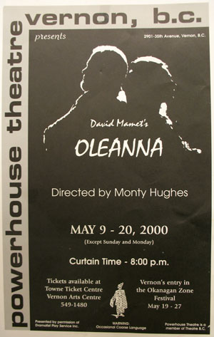 Oleanna Poster