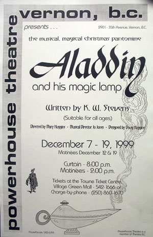 Aladdin and his Magic Lamp Poster
